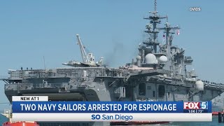 2 US Navy Sailors Arrested On Charges Tied To National Security And China