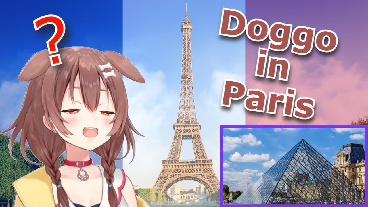 That Time Korone Went to France and Got Lost at the Louvre [Eng Sub/Hololive]
