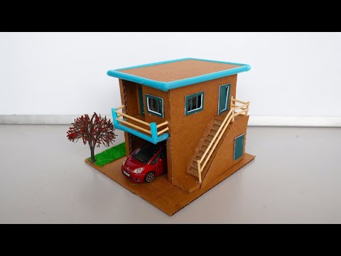 DIY Cardboard House with Beautiful Garden| Simple and Fun @BackyardCrafts