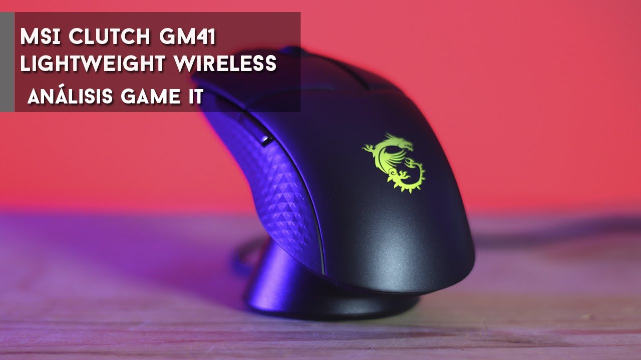 MSI Clutch GM41 Lightweight Wireless review y unboxing GameIt ES