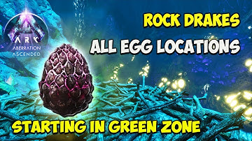 ALLE spawnlocaties van Rock Drake-eieren | Hoe je gemakkelijk Drake-eieren kunt krijgen in ARK As...
