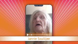 TV Oranje app videoboodschap - Jannie Souilljee