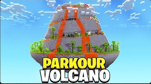 PARKOUR VOLCANO!!!! Minecraft Custom Map Part 2