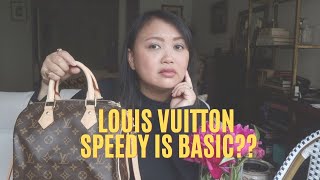 Louis Vuitton Speedy 25 is BASIC? - First Impression and What Fits