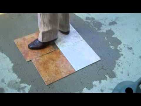 InvisaTread Anti Slip Solution which one is treated - YouTube