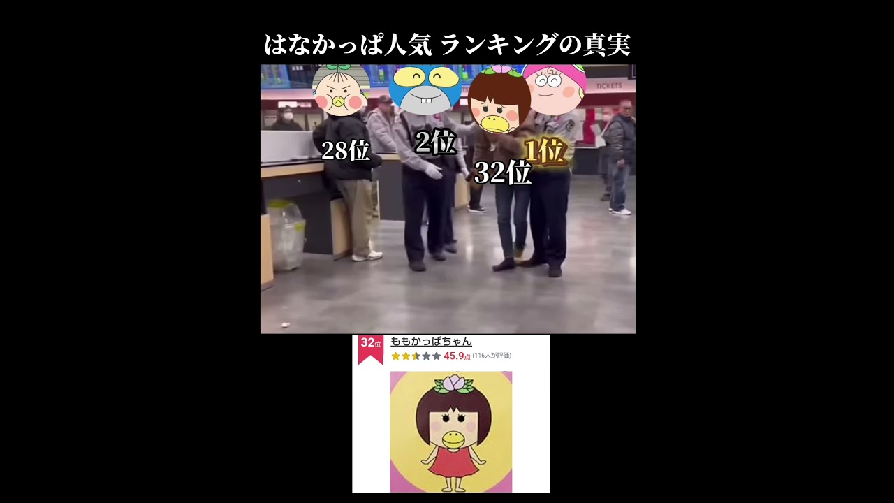 はなかっぱ人気ランキングの真実#はなかっぱ#はなかっぱミーム