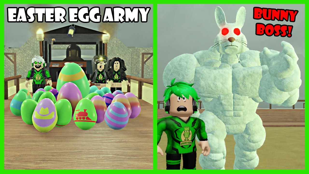 Aku Menggunakan Pasukan Easter Egg Untuk Kalahkan Easter Bunny Boss Di Dead Rails