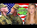 IRISH Girl Reacts to AMERICAN ARMY Recruits At Boot Camp