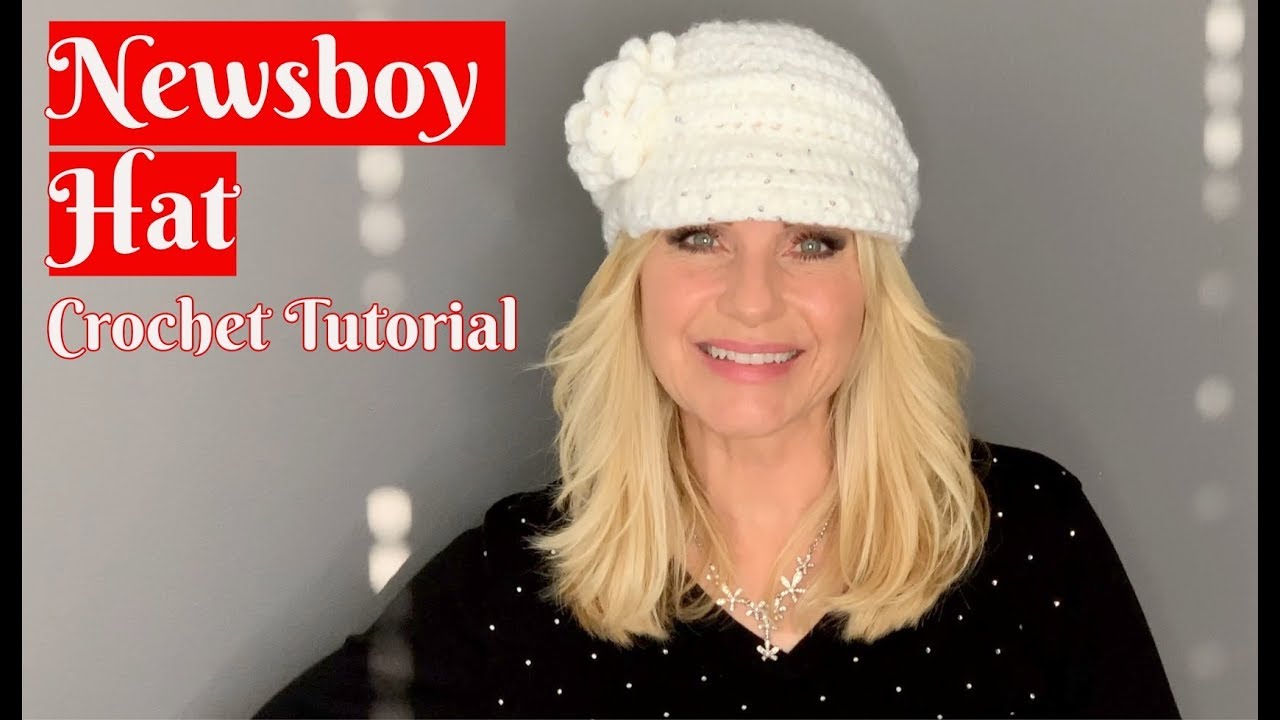 Newsboy Hat Crochet Tutorial Youtube