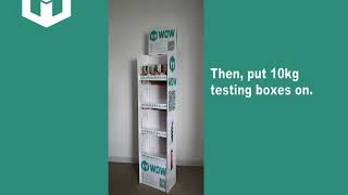 WOW Display | Easy Assemble POP Up Cardboard Display Stand