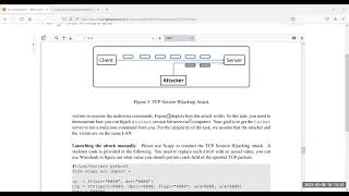 TCP Session High jacking attacks