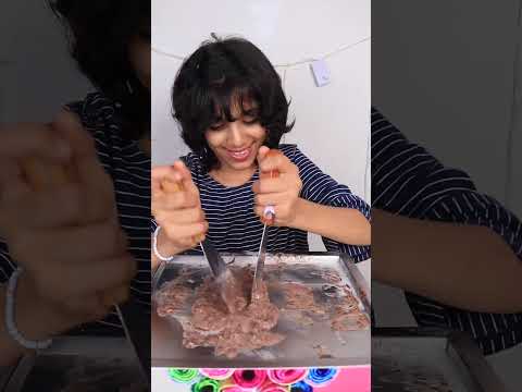 ايسكريم على الصاج بالنوتيلا          