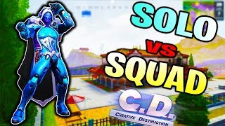 NotLSD Solo vs Squad #3 | Creative Destruction مكتوبالك الجوازة يا بولين