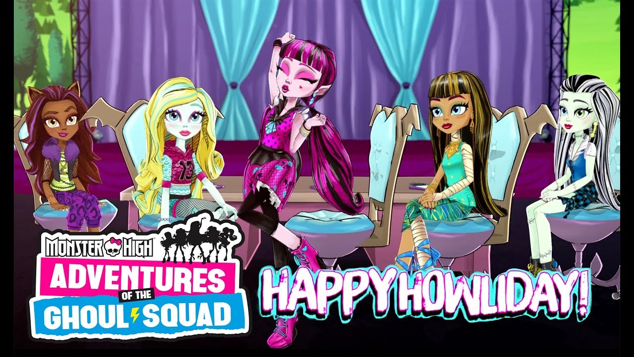 "Happy Howlidays" Lyric Music Video | The Adventures of the Ghoul Squad | Monster High
