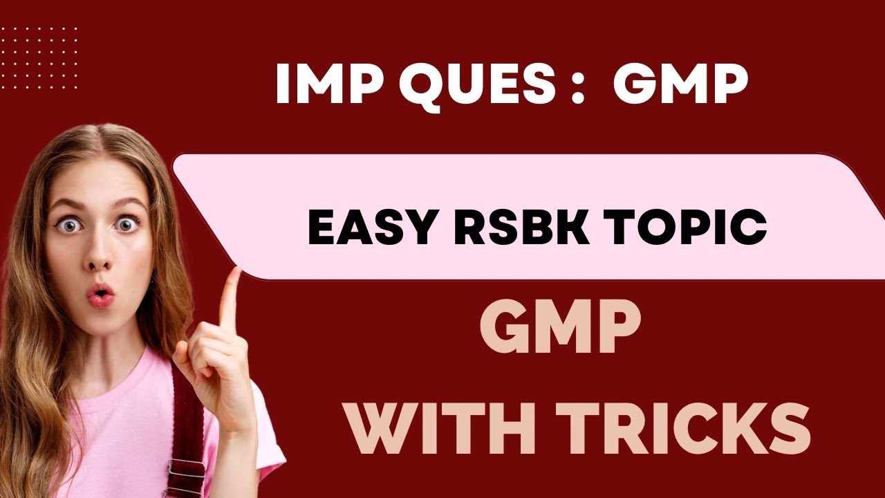 GMP LONG ANSWER || rsbk gmp || GMP IMPORTANT ANSWER