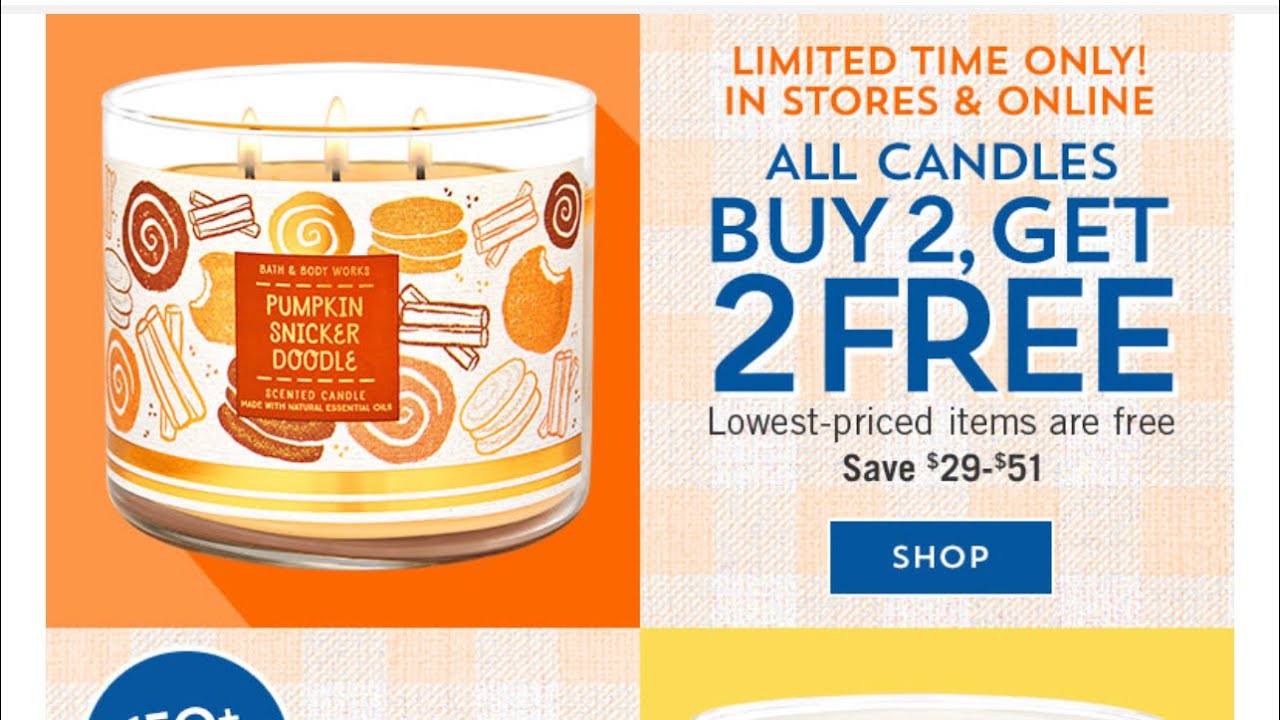 BATH & BODY WORKS BUY 2 GET 2 FREE CANDLES! NEW ALDI CANDLES + OTHER
