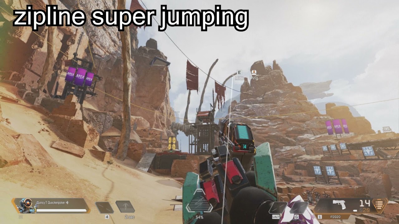 apex legends zipline hyper jump YouTube
