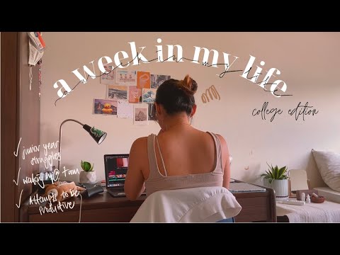 a week in my life: first week of uni, waking up at 7am, junior year struggles |yale-nus diaries ✨