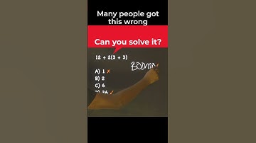 BODMAS / PEMDAS  - Can you solve it?