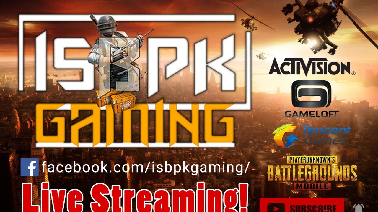 PUBG Mobile | Gameplay Live on ISBPK Gaming.