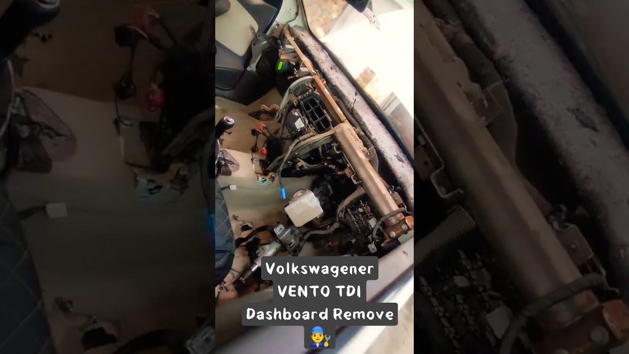 volkswagener TDI dashboard remove 🧑🔧