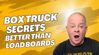 Box Truck Drivers...Stuck in a Load Board Loop The Secret That’s Beating the Market