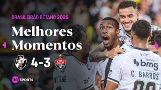 VITORIA NO ULTIMO MINUTO DO VASCAO Vasco 4x3 Vitoria Melhores Momentos Brasileir