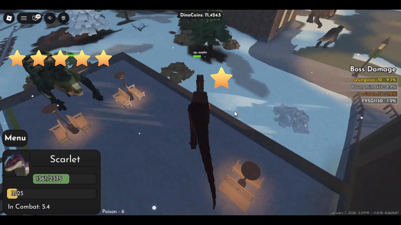 Jurassic Blocky I play for INVICTUS REX.