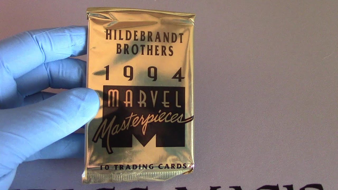 Marvel Hildebrandt 1994 Marvel Masterpieces Opening! Openboosters!