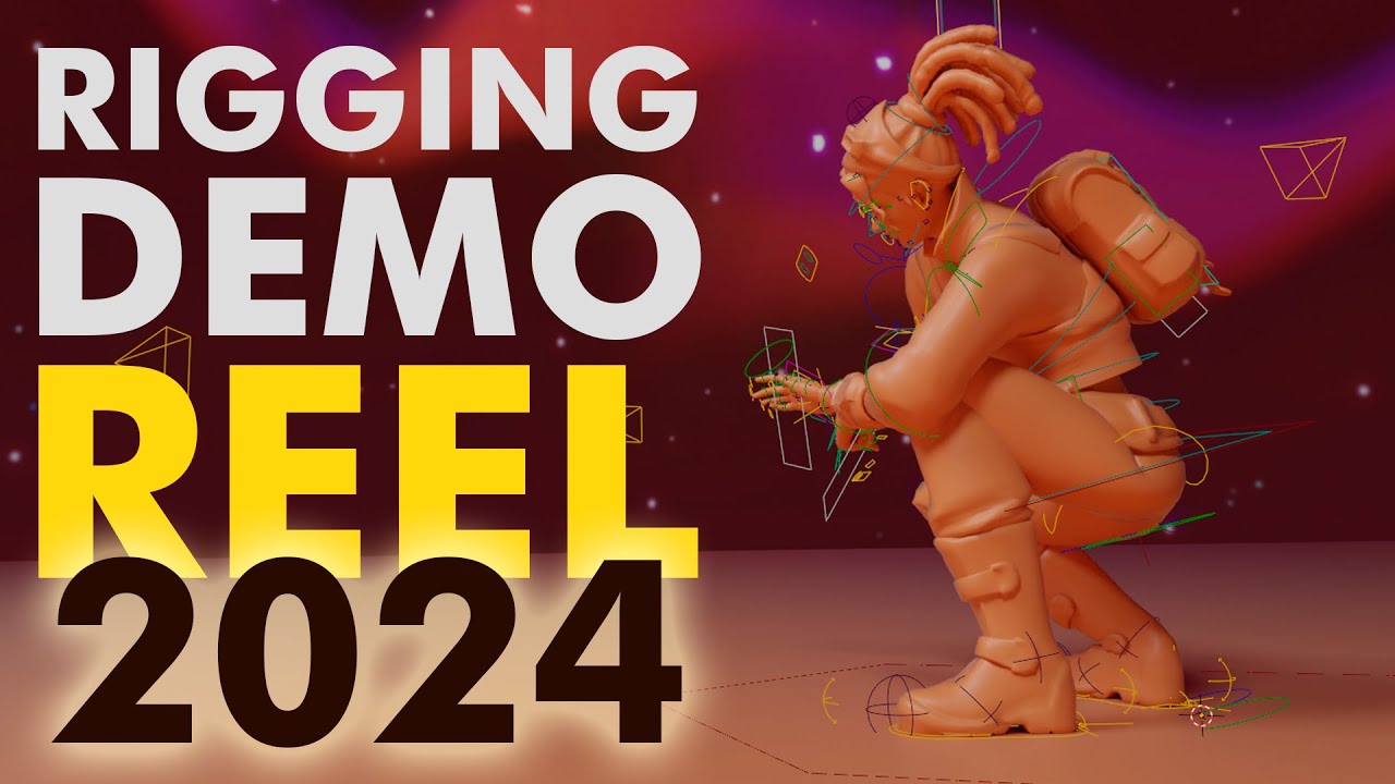 Raúl González Macías - Rigging For Videogames Demo Reel - Blender