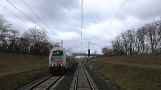 Cabview 4K Leo Expres 480 002-5 Kraków Główny - Praha hlavní nádraží + sound - 26.01.2024