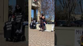 Stop Asian Hate Rally at Redwood City 3/27/2021