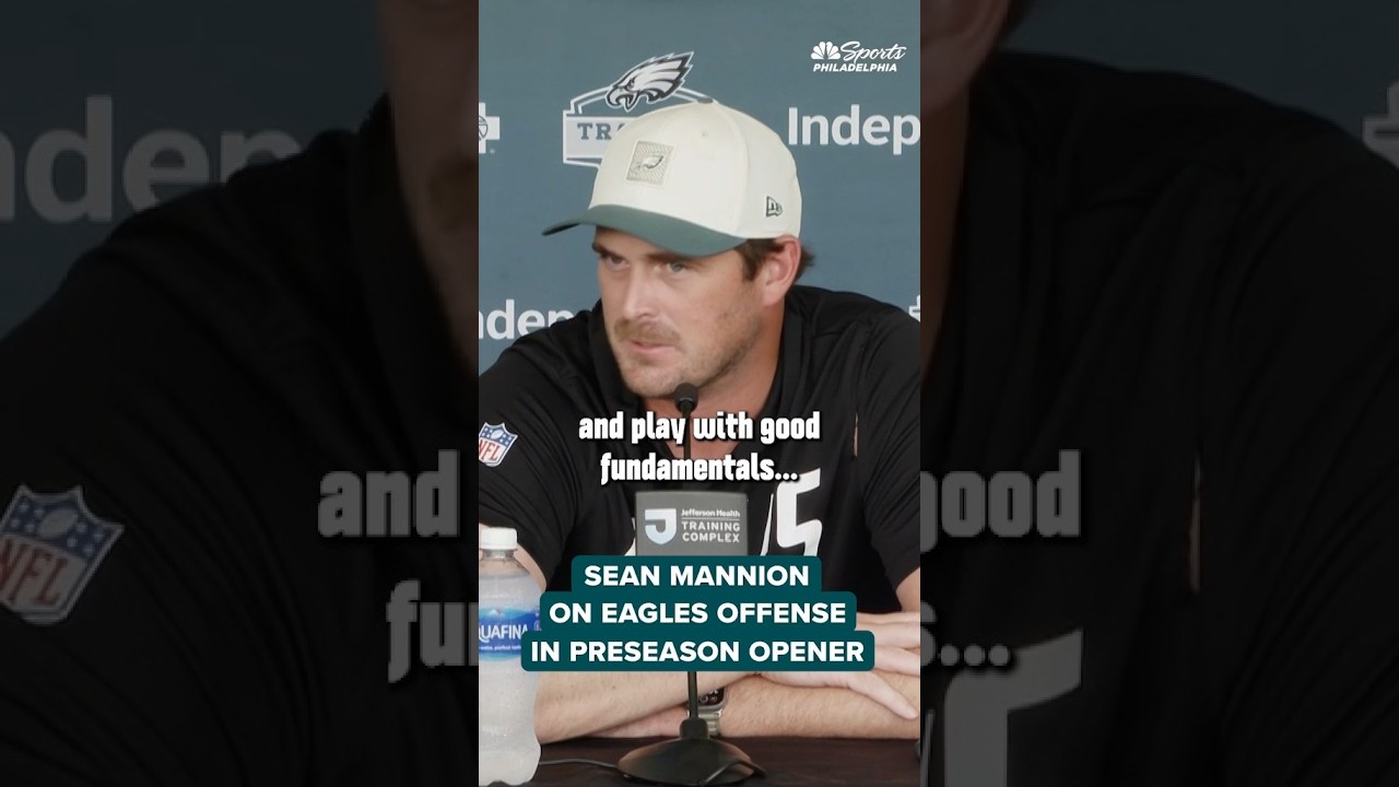 "We kept things pretty close to the vest" - Sean Mannion on Eagles preseason opener