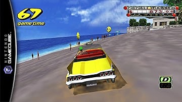 Crazy Taxi (GameCube) | HD Gameplay | Dolphin 5.0-18498