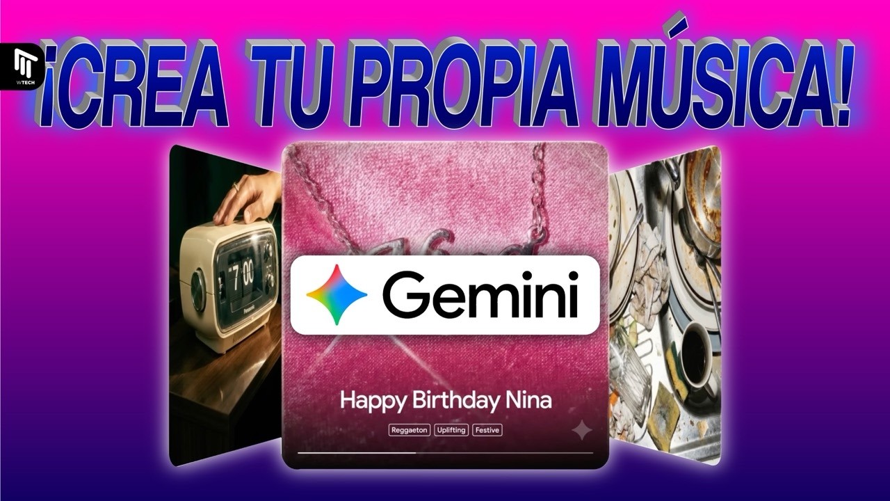 ¡CREA TU PROPIA MÚSICA CON AI! Lyria 3 de Gemini - YouTube