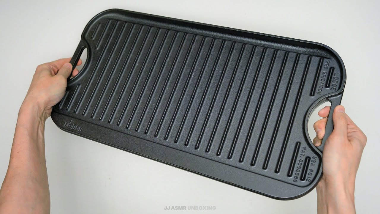 Lodge Cast Iron Seasoned Pro Grid Reversible Grill/Griddle