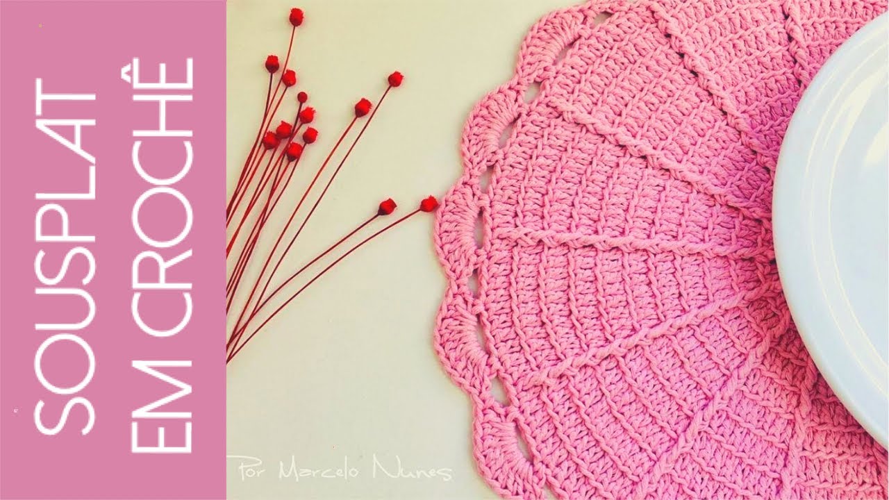 Sousplat em Crochê - Trama por Marcelo Nunes