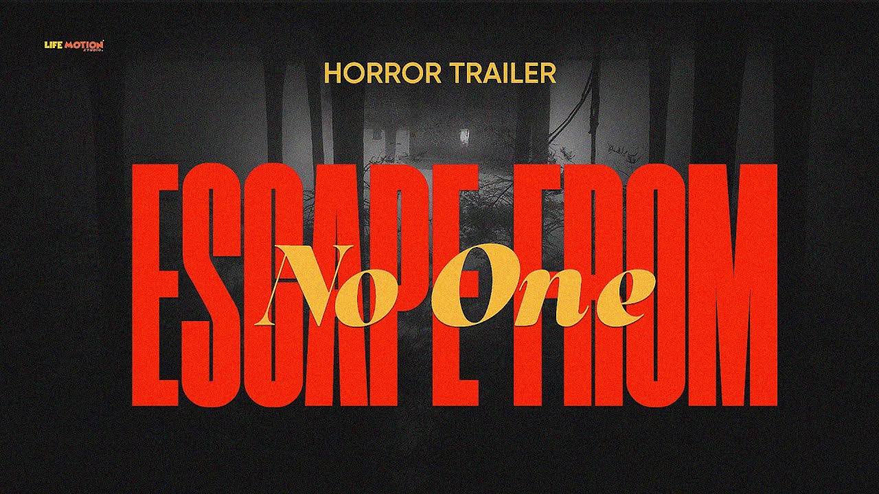 N0 ONE ESCAPE FROM | Trailer Tutorial in After Effects no plugins required