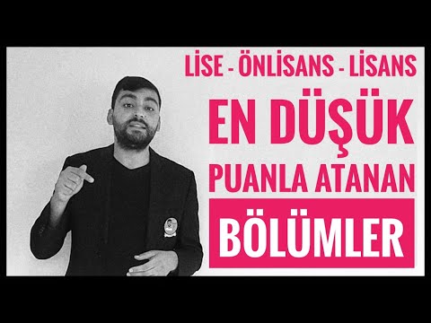 EN DÜŞÜK PUANLA ATANAN BÖLÜMLER - 80 PUAN ALTINDA ATANAN BÖLÜMLER (KPSS 2020/2 ATAMASI)