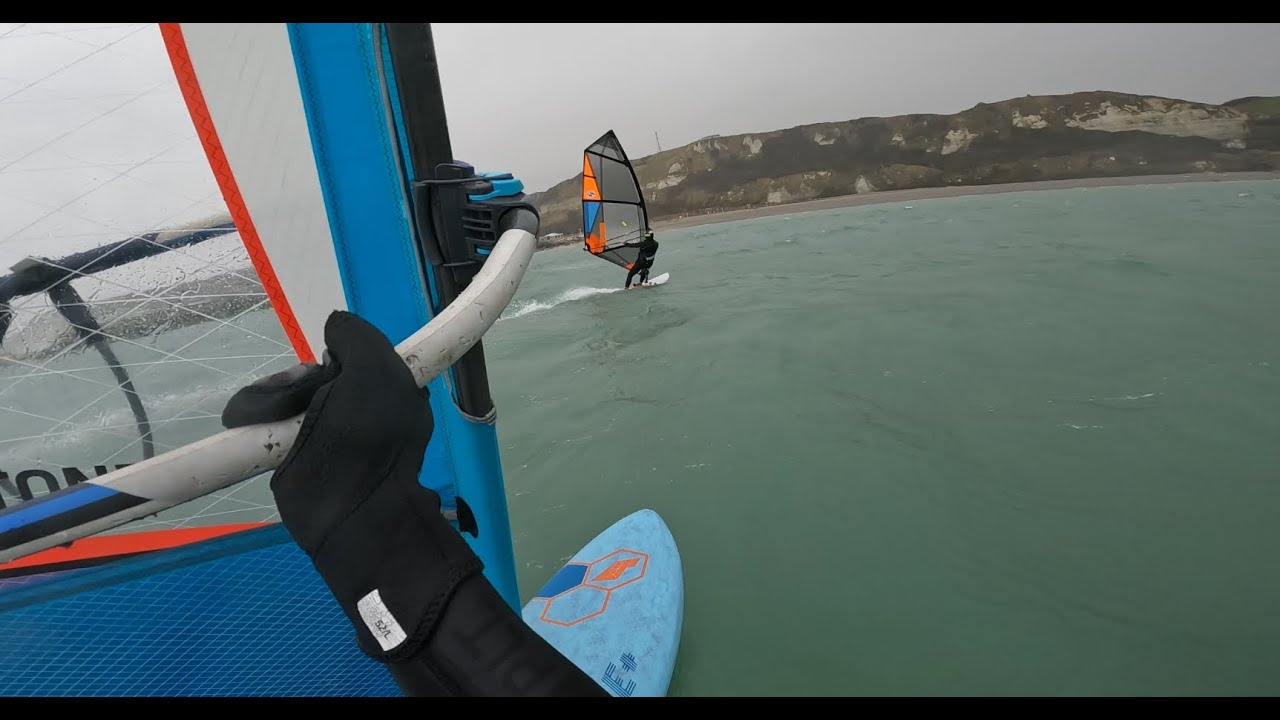 Windsurf Antifer, mini vagues mais bon vent