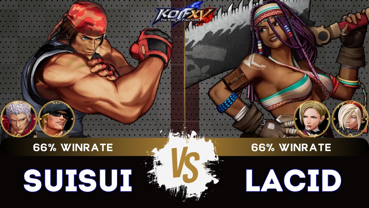 KOF XV ▰ SUISUI (Clark/Ralf/O.Yashiro) 🆚 LACID (King/Darli/Ash) 🎞️Replay Match - 2/26