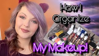My Makeup Organizer  How do you organize your makeup?? JOIN ME