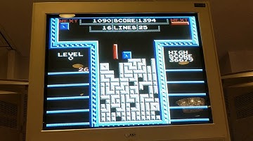 [NES] Tengen Tetris 100 Lines 2 Player 6:33 with z_tox