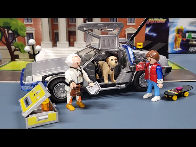 Playmobil - Back to The Future Delorean - 70317 & Scooby-Doo! Mystery  Machine - 70286