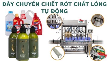 Dây chuyền chiết rót chất lỏng tự động từ 10ml-5000ml