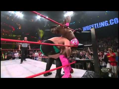 Samoa joe- t-bone suplex and muscle buster