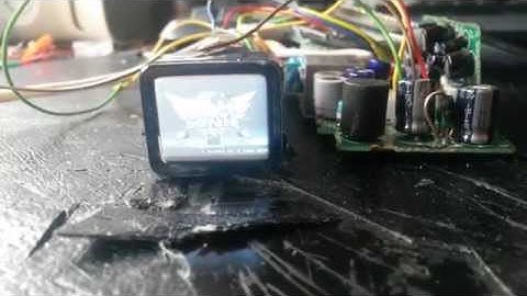 raspberry pi running retropie on a 1 inch CRT