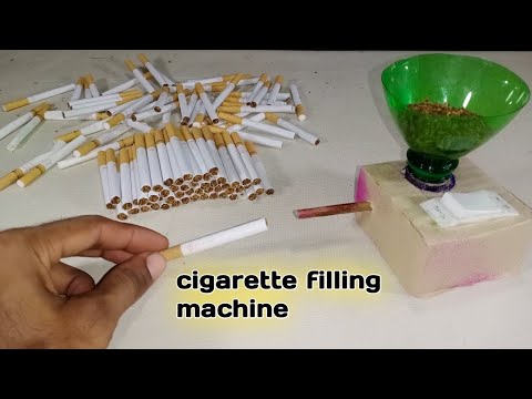 How To make very amazing cigarette filling machine with cardboard |science project |@CreativeHcv