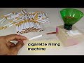 make very amazing cigarette filling machine with cardboard /@Creative Hcv