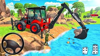 JCB 3DX BACKHOE LOADER BUS SIMULATOR INDONESIA DRIVING LIVE STREAM